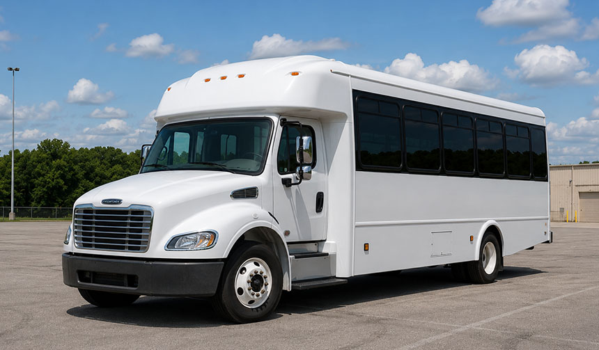 25-passenger minibus for charter in Houston, TX