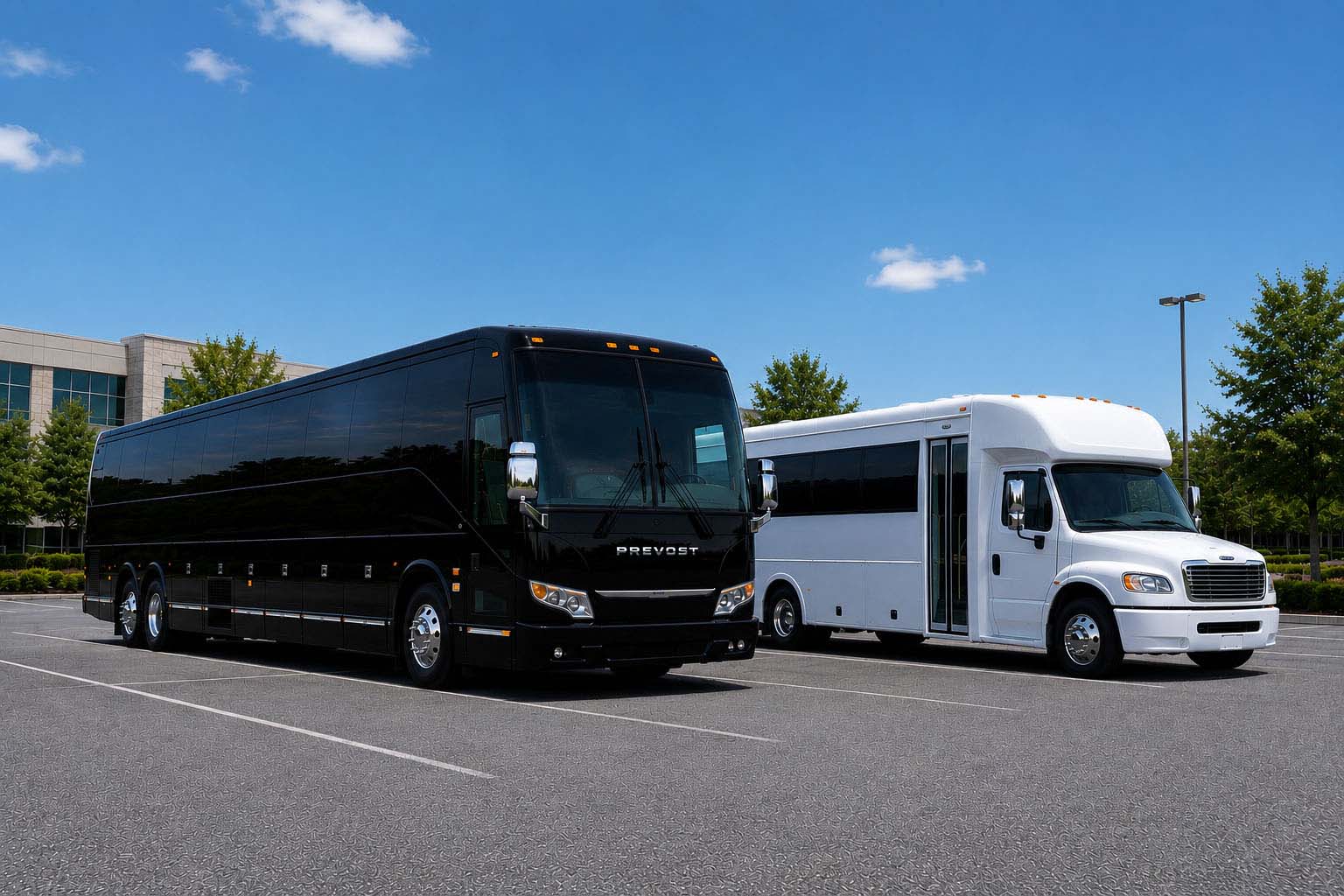 Shuttle bus rental in Houston, TX